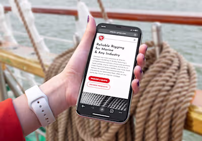 Atlantic Cordage's responsive mobile site delivers seamless ...