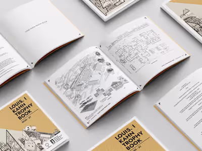 Curation of Louis I Kahn Design Trophy Book