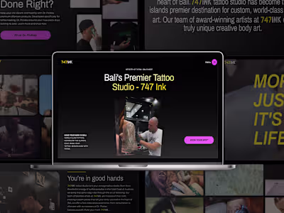Get your Tattoo in Bali - 747 Ink Tattoo Studio 🎨 