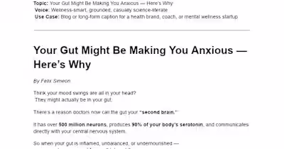 Exploring the Gut-Brain Connection for Better Mental Health