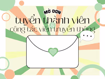 Đơn tuyển thành viên & cộng tác viên
