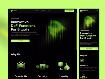 Web3 Landing Page Design & Branding