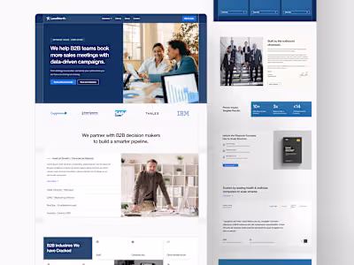 A Scandinavian-Inspired B2B Sales Development Website