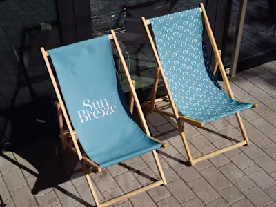 SunBreeze branding, Clothing brand identity and logo