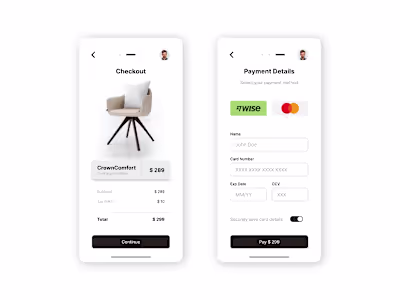 Checkout & Payment UI