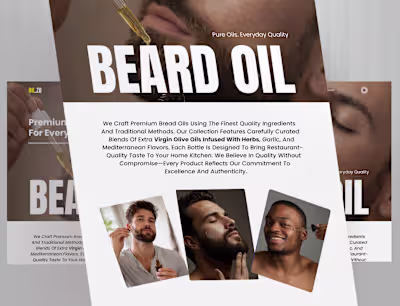 Redesign - Beard Oil Home