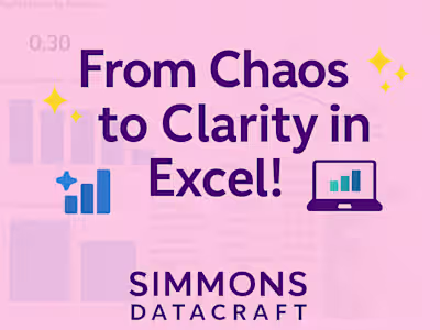  Create Your EXCEL Dashboard in Seconds!
