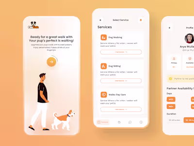 Dog Walking App - PawWalk