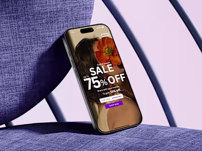 E-commerce Marketplace Mobile Design