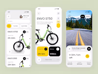 Smart Bike Mobile App Development