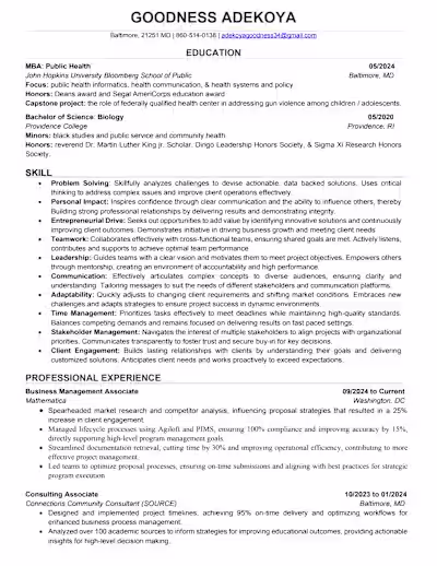 I don’t just write a resume, I build career visibility. With...