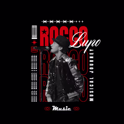 Rocco lupo - Tour merchandise design :: Behance