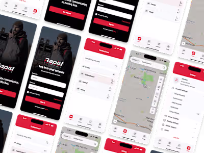 Rapid Radios App UI/UX Replication