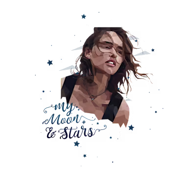 Khaleesi Polygonal Portrait - Game of Thrones