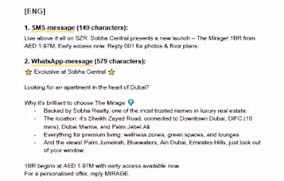 The Mirage at Sobha Central_sequences 