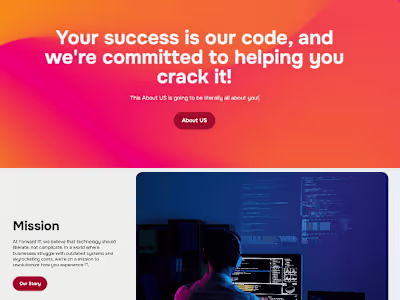 About Us Page Copy for an IT Company