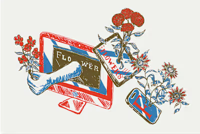 Illustrations for a design studio