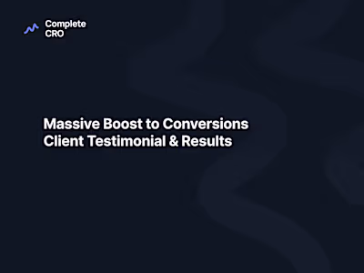 Huge Boost in Conversion Rates | Client Testimonial Video
