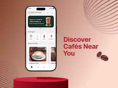 Brewora Coffee Companion App UI Design