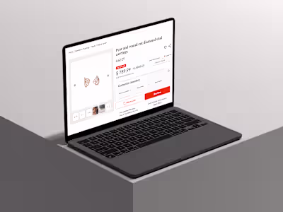 E-commerce website redesign