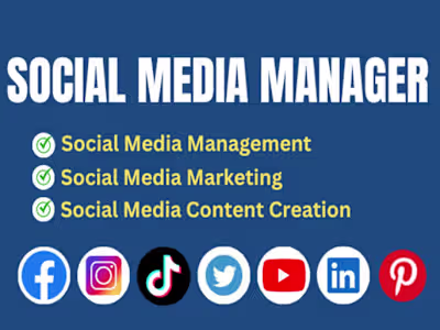 Social Media Marketing Manager 30 Days