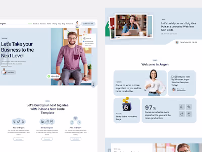 Argen: Full Agency Webflow Website