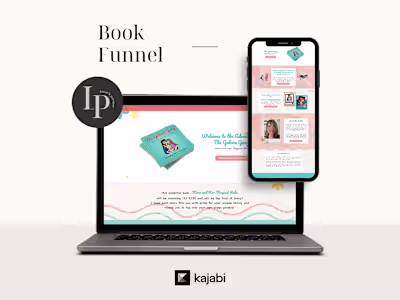 Lead Generation Funnel and Book Landing Page