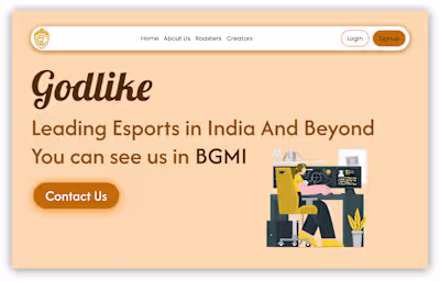 Godlike Landing Page Redesign