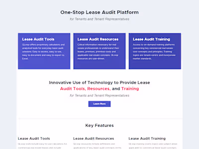 Qloop - Commercial Real Estate Lease Audit Platform