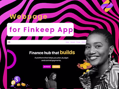 Fully Functional Website for Finkeep Finance