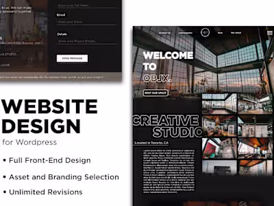 I will design a professional website for your business