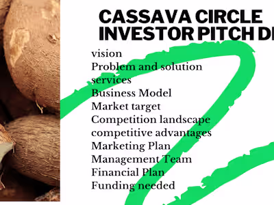 Engaging Pitch Deck Design for Investor Presentation