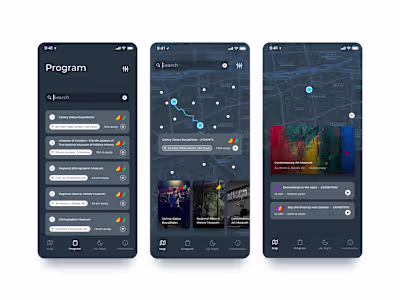 Festival App redesign