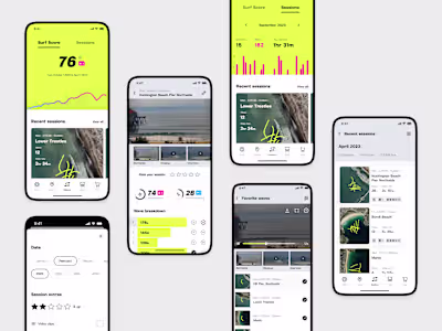 Surfline Sessions iOS App