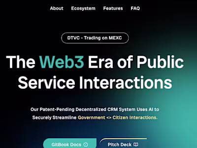Decentralized CRM System for Government