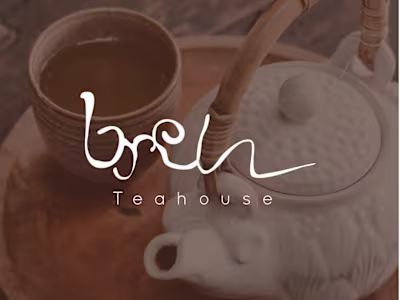 Brew - Teahouse branding project