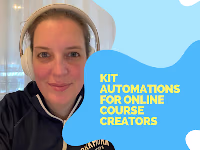 Kit Automations for Online Course Creators