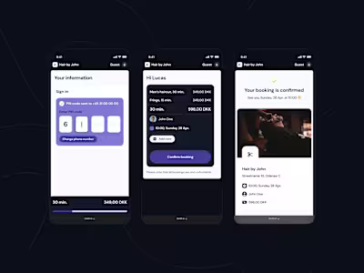 Booking Brand and App UI