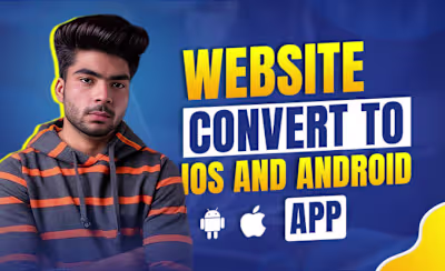I will convert unique responsive website to android and ios app