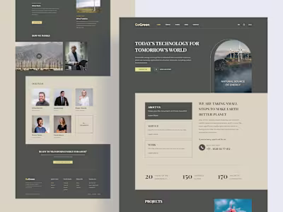 Web Landing Page