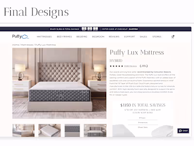 E-Commerce Website and App Design