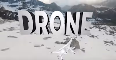 Drone 3D Camera Motion Design and Web Design