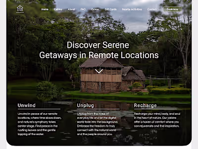 Vacation rentals site