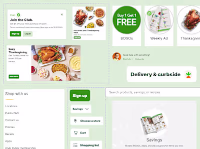 Design System for a Grocery Chain