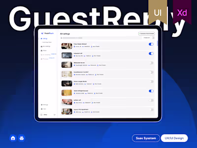 Guestreply / PropTech SaaS Web App 2025
