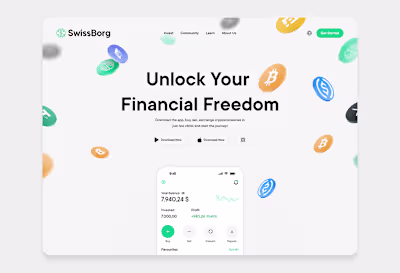 SwissBorg Website Redesign :: Behance