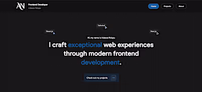 Interactive Portfolio Showcase