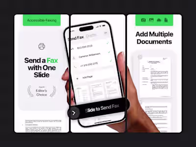 Fax app screenshots