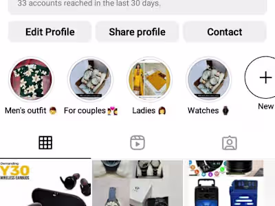 Instagram Page Handling