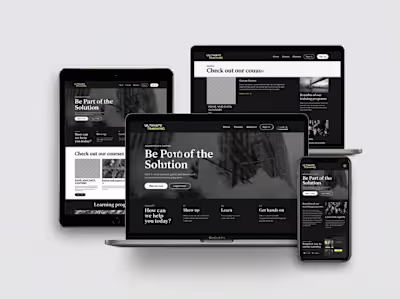 Circle community website design